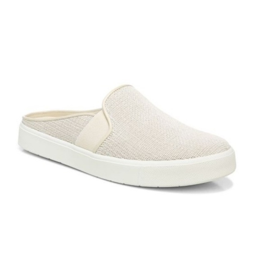 VINCE Blair linen slide shoe size 10